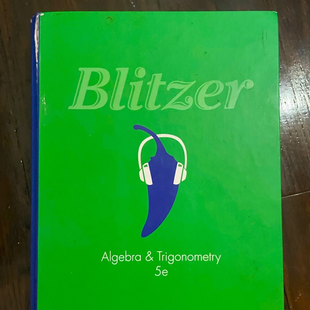 Blitzer Algebra & Trigonometry 5e Textbook